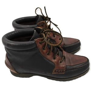 Vintage Timberland Boots Black Brown.